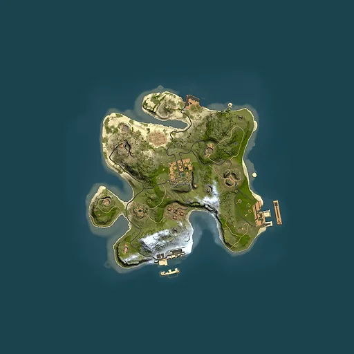 Rust map seed 1052046642, 2000x2000m top-down preview