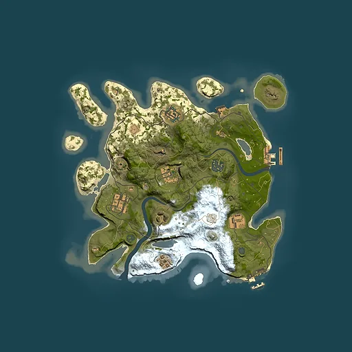 Rust map seed 2114220606, 3000x3000m top-down preview