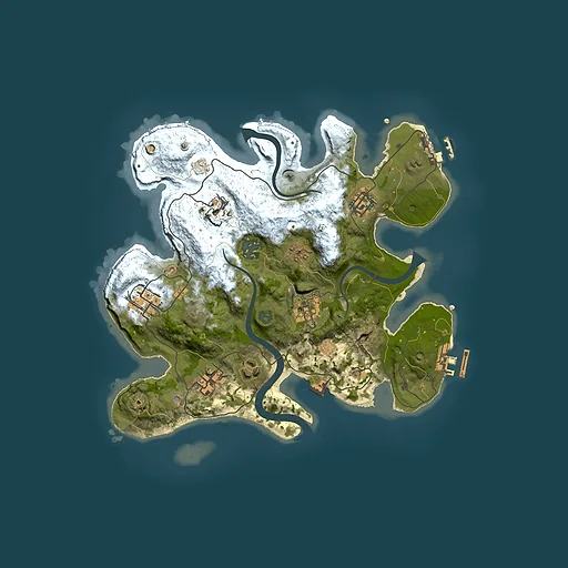 Rust map seed 1504607611, 3000x3000m top-down preview