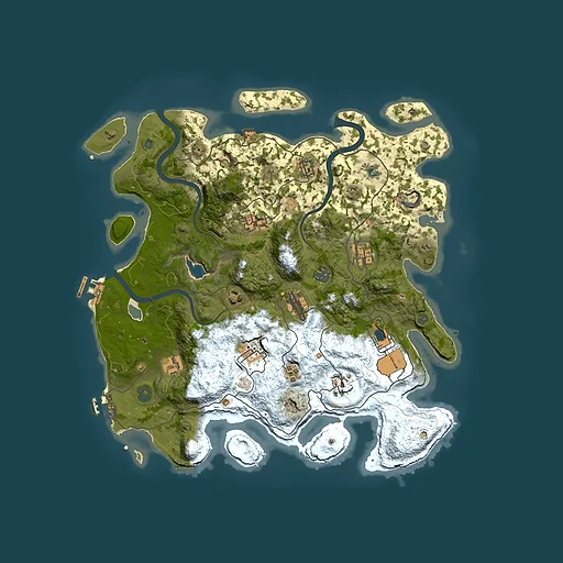 Rust map seed 633678019, 4000x4000m top-down preview