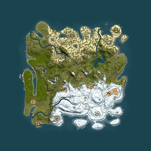 Rust map seed 1567243857, 4500x4500m top-down preview