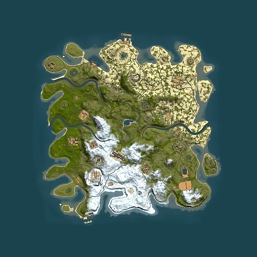 Rust map seed 103145212, 4000x4000m top-down preview