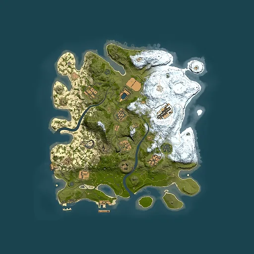Rust map seed 2060805262, 3500x3500m top-down preview