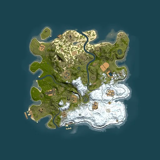 Rust map seed 653554533, 3500x3500m top-down preview