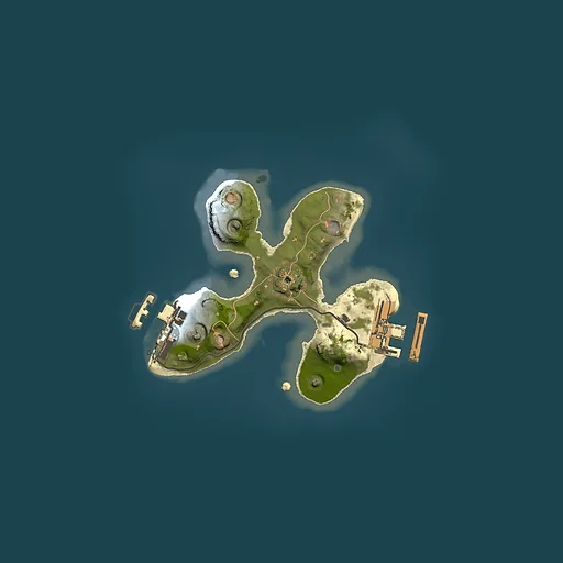 Rust map seed 673858644, 1500x1500m top-down preview