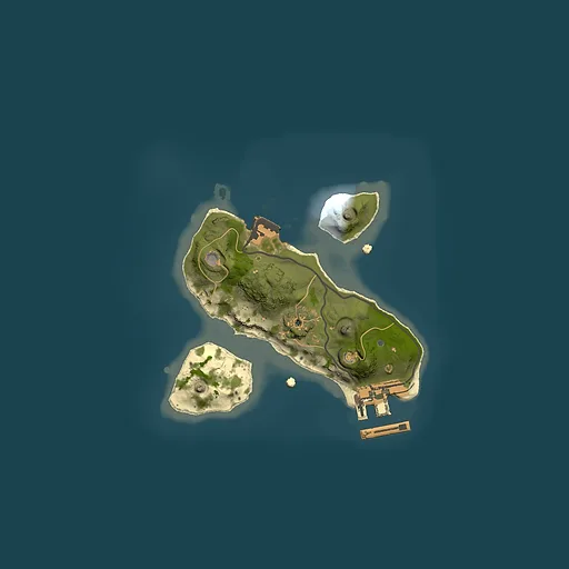 Rust map seed 368165805, 1500x1500m top-down preview