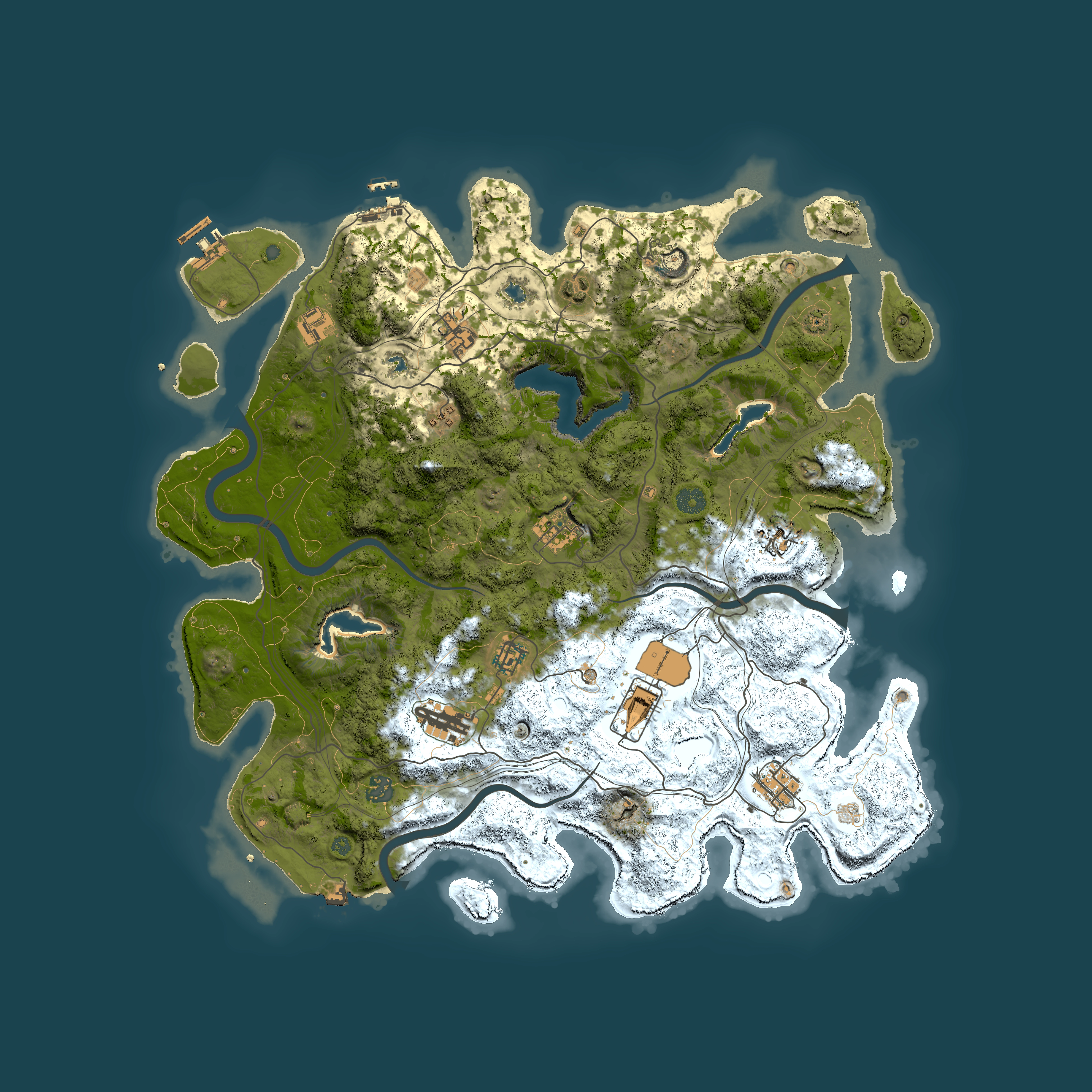 Full top-down render of Rust map seed 63750287, 4500x4500m