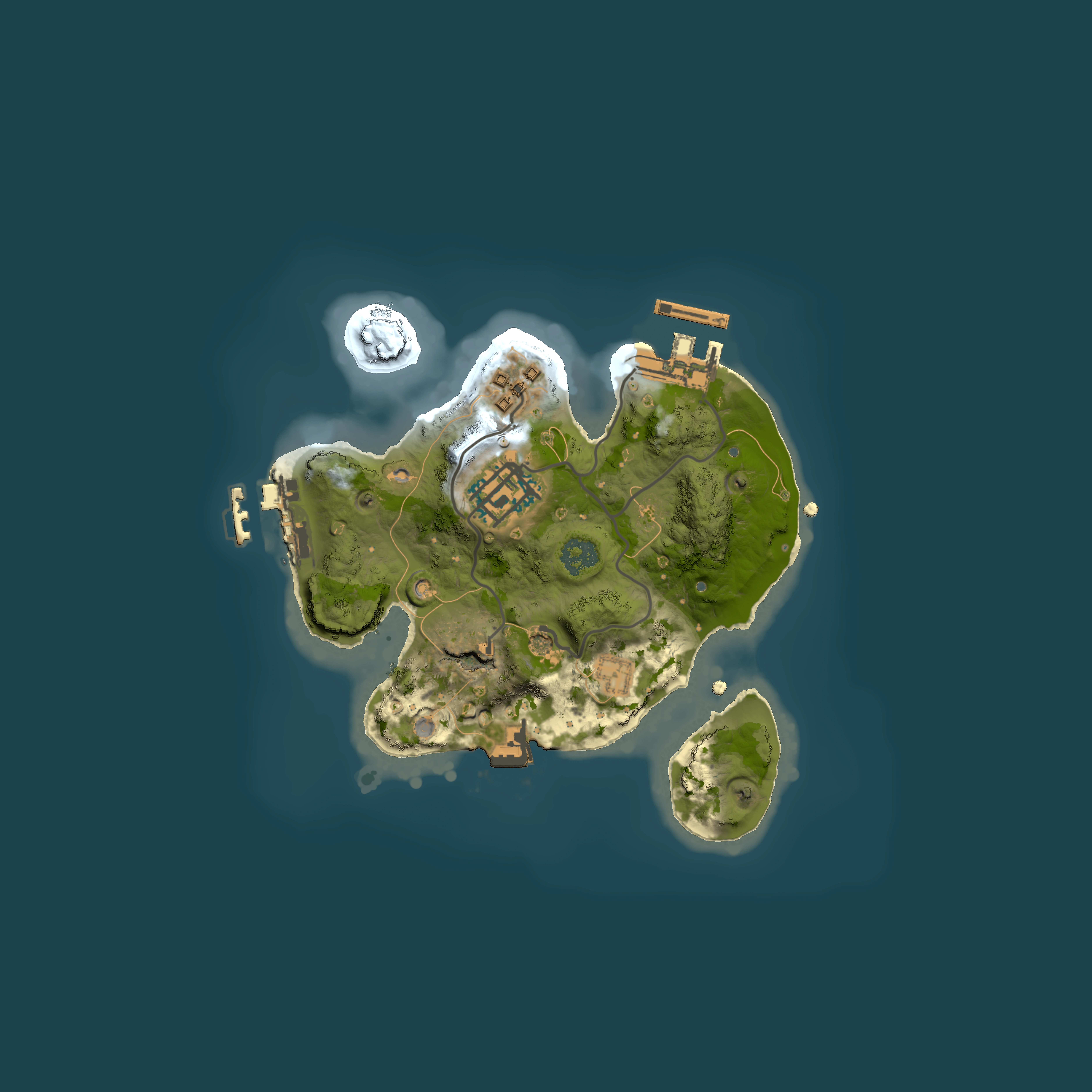 Full top-down render of Rust map seed 473560158, 2000x2000m