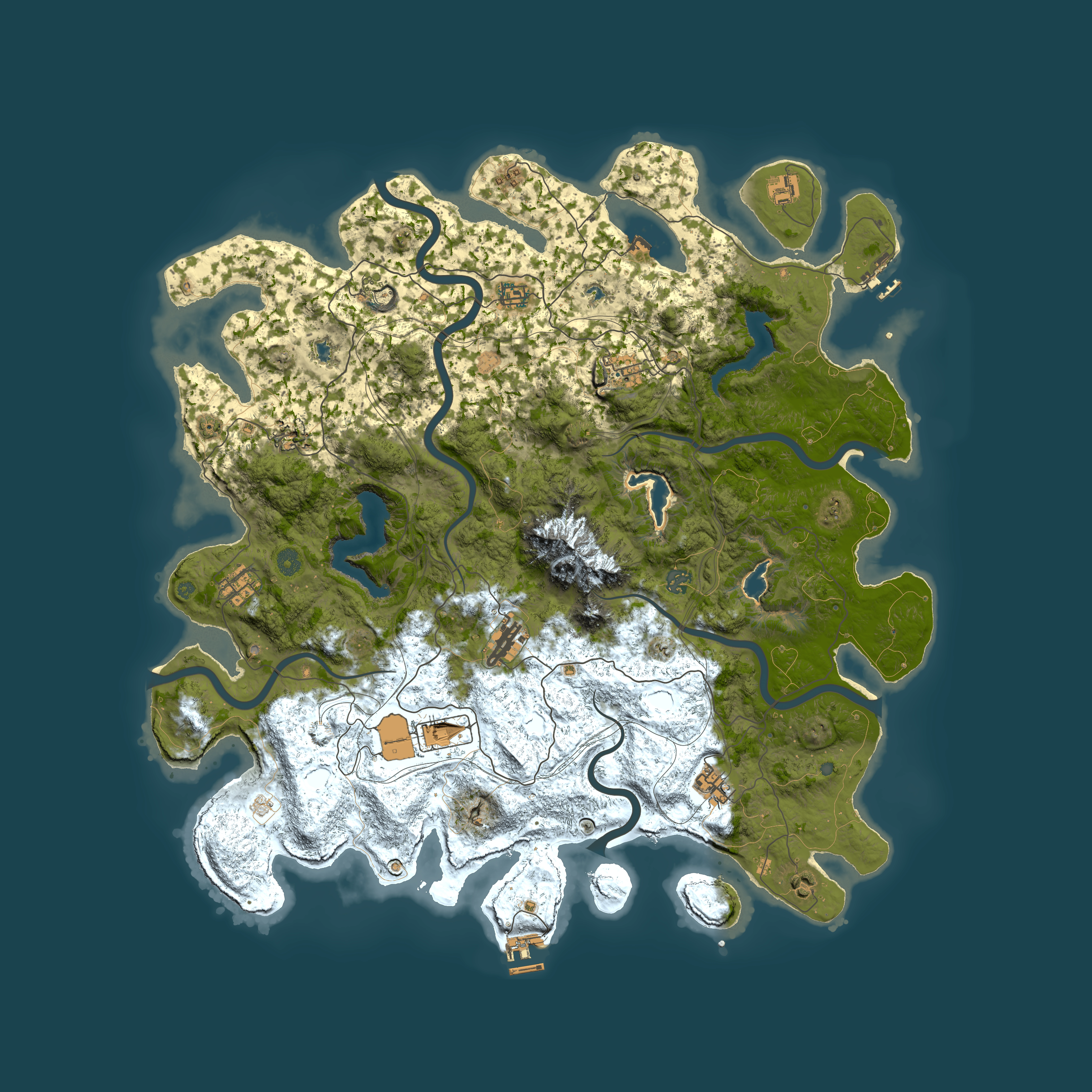 Full top-down render of Rust map seed 513227814, 5000x5000m