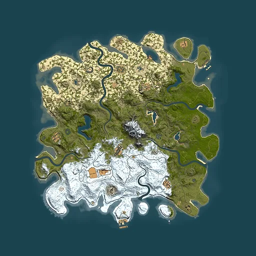 Rust map seed 513227814, 5000x5000m top-down preview