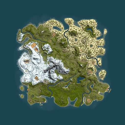 Rust map seed 944654486, 5000x5000m top-down preview