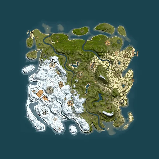 Rust map seed 176399450, 4500x4500m top-down preview