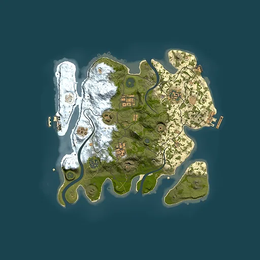 Rust map seed 980711746, 3000x3000m top-down preview