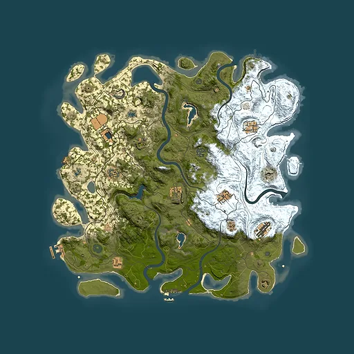 Rust map seed 2111544777, 4500x4500m top-down preview