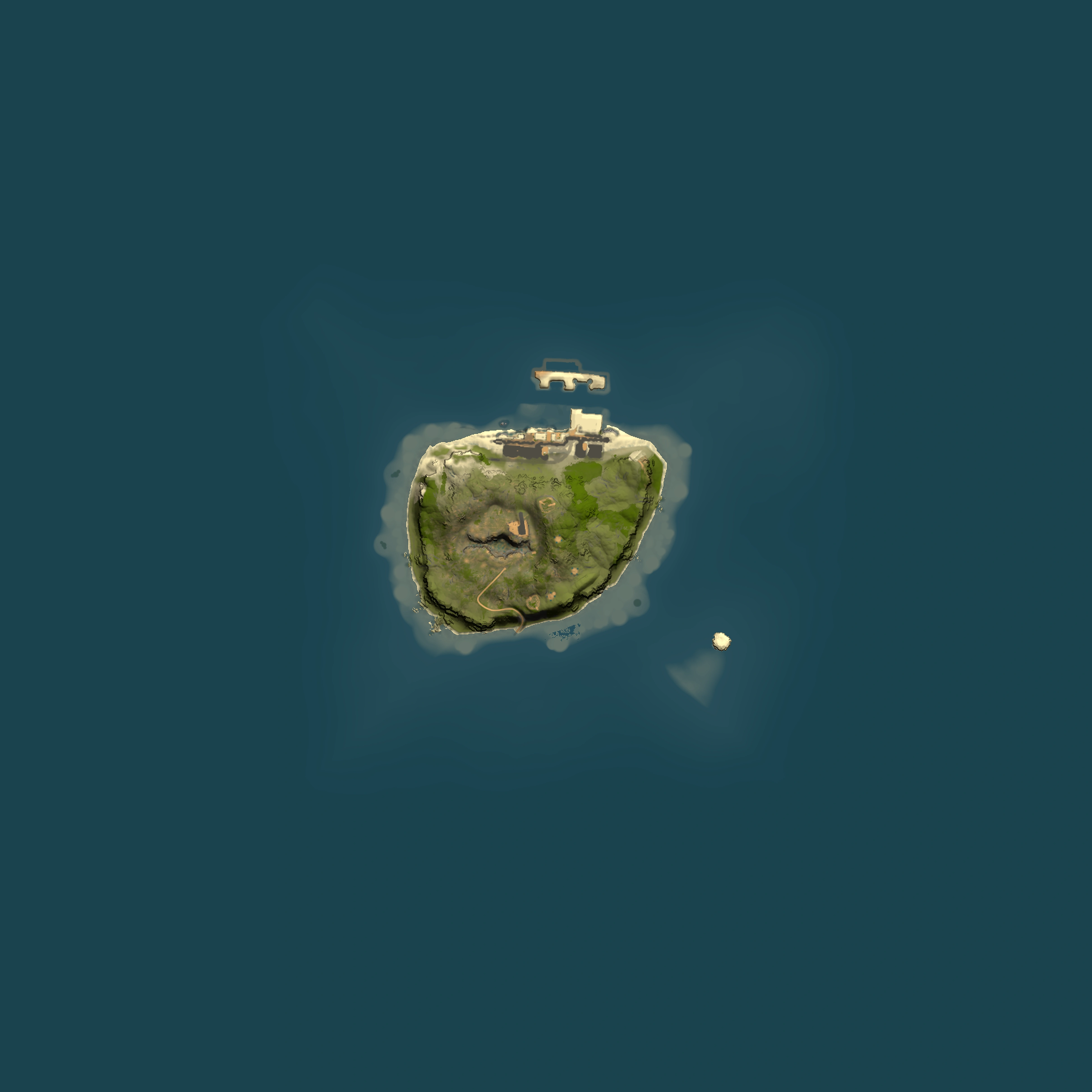 Full top-down render of Rust map seed 463163509, 1500x1500m