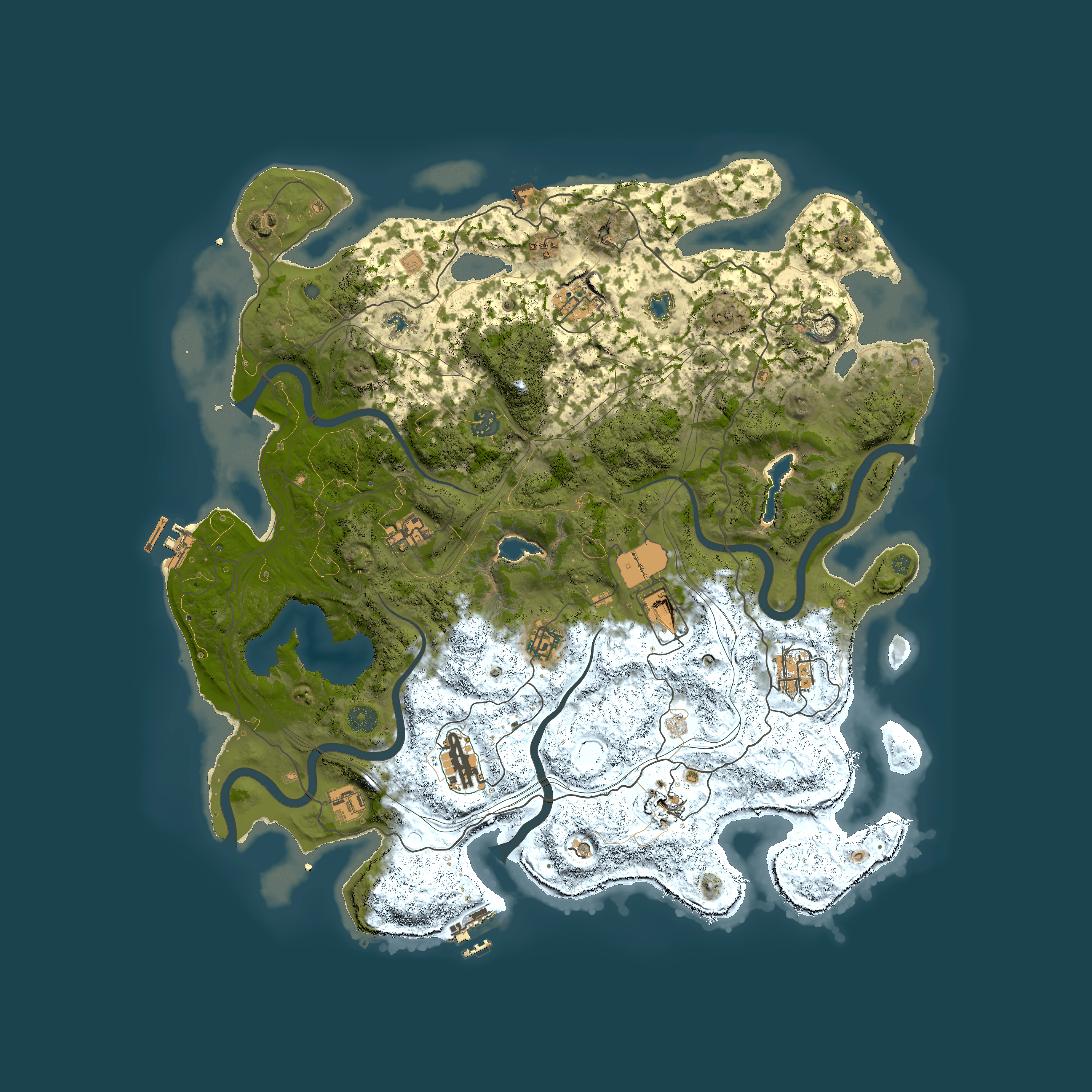 Full top-down render of Rust map seed 1829242151, 4500x4500m