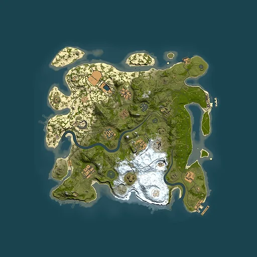 Rust map seed 1179685658, 3500x3500m top-down preview