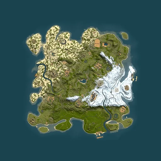 Rust map seed 793233080, 4000x4000m top-down preview