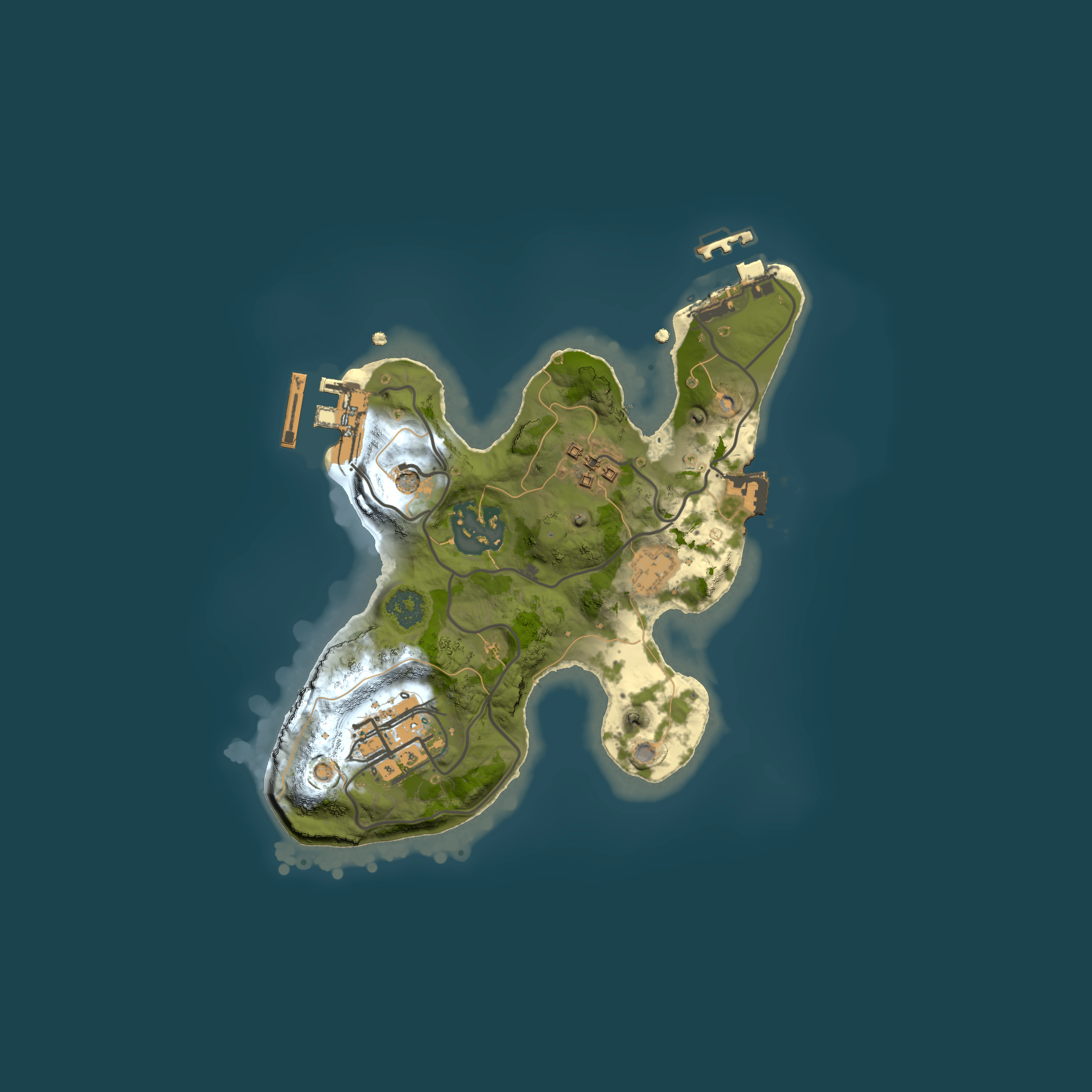 Full top-down render of Rust map seed 806275216, 2000x2000m
