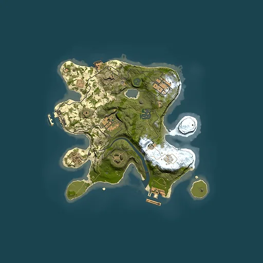 Rust map seed 1534059753, 2500x2500m top-down preview