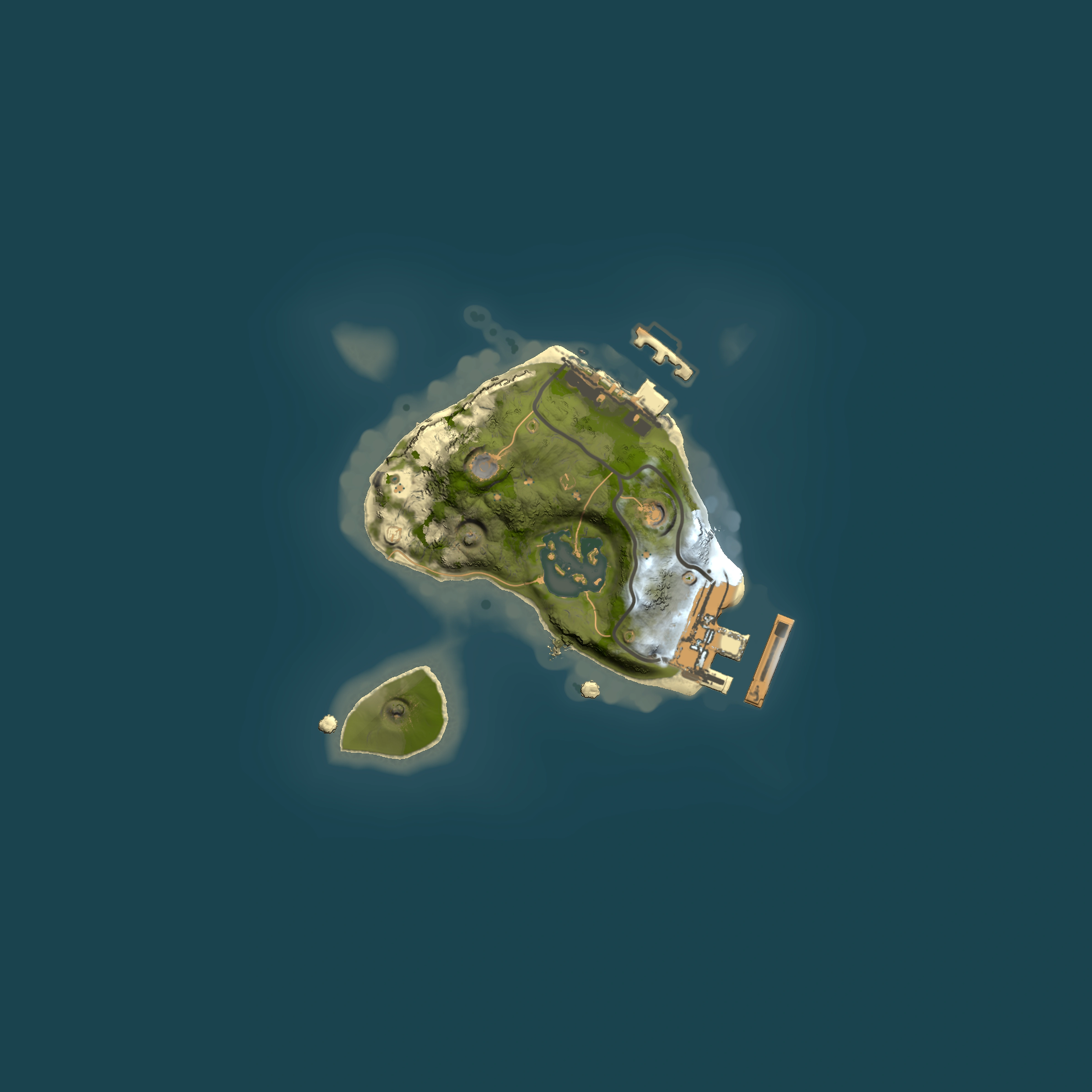 Full top-down render of Rust map seed 739712368, 1500x1500m