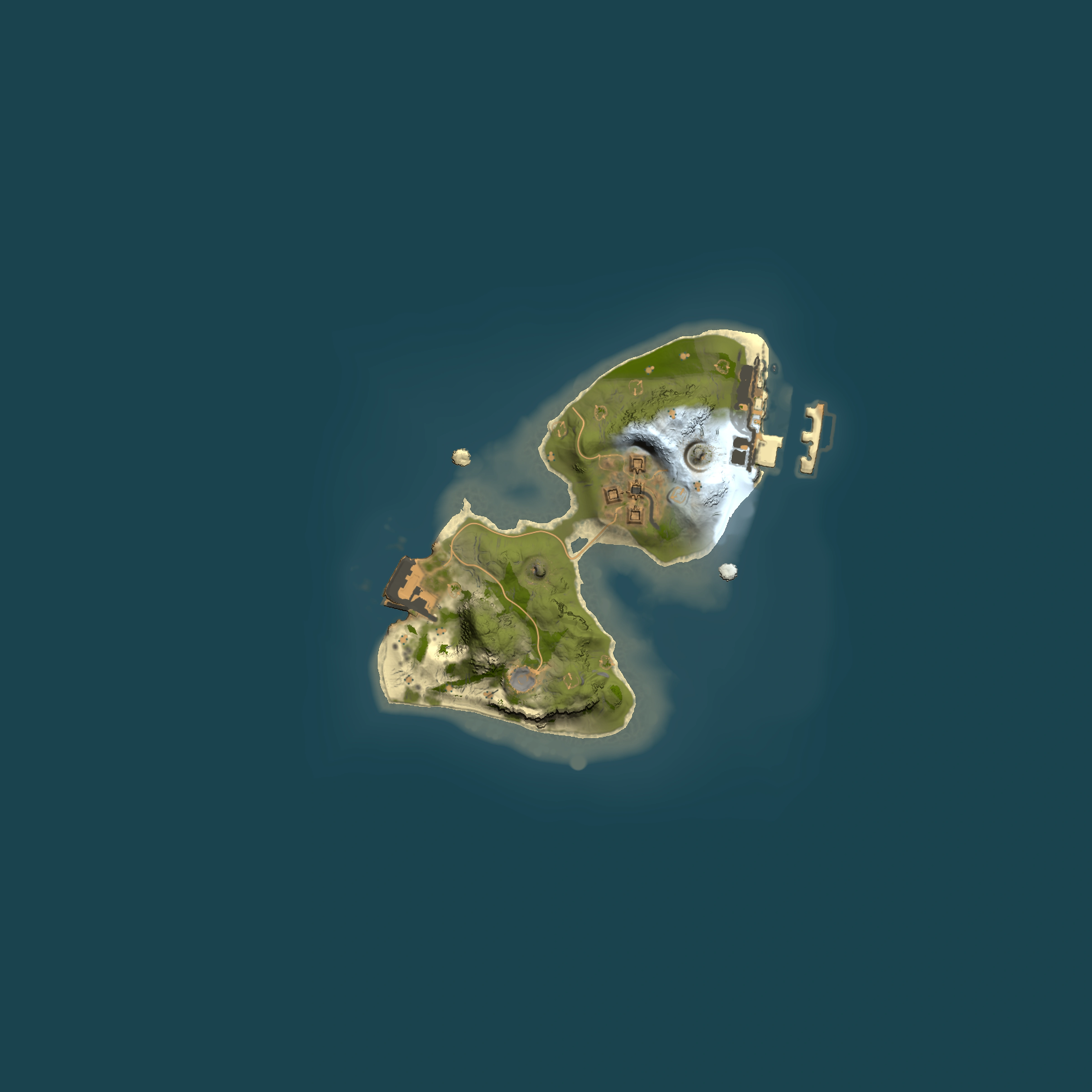 Full top-down render of Rust map seed 1189527026, 1500x1500m