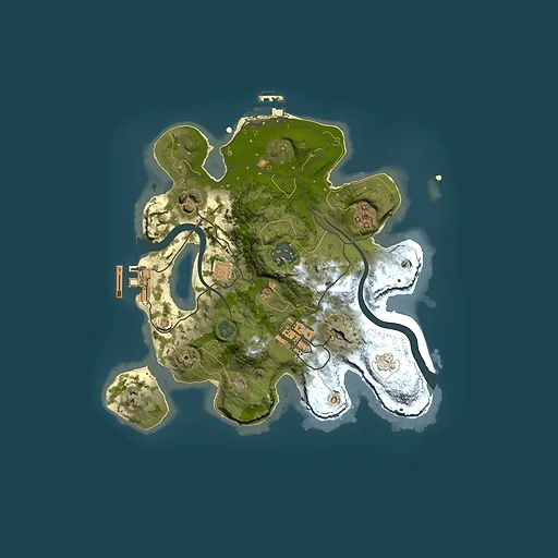 Rust map seed 751934730, 2500x2500m top-down preview