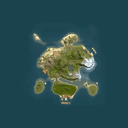 Rust map seed 1531492864, 2000x2000m top-down preview