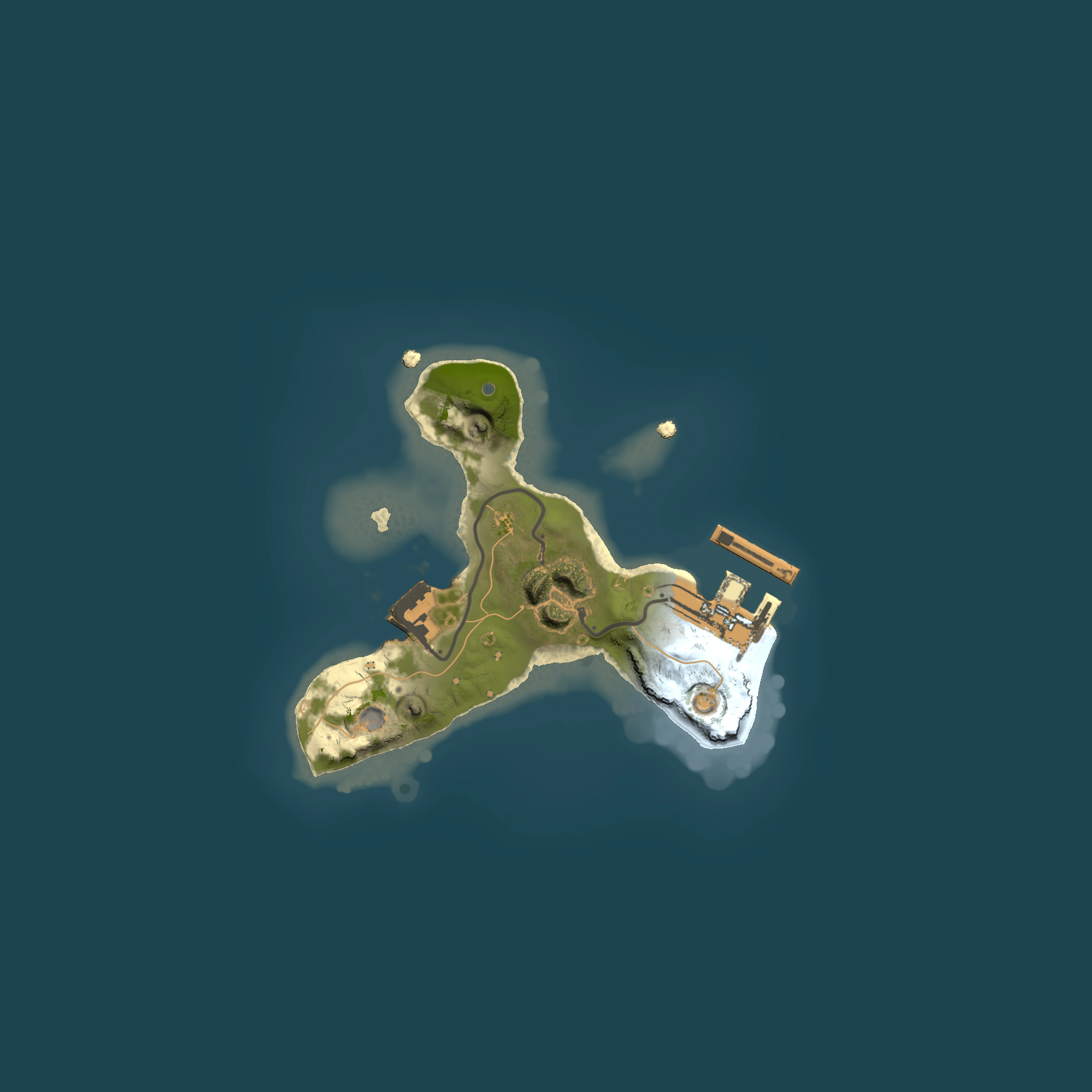 Full top-down render of Rust map seed 2039917381, 1500x1500m