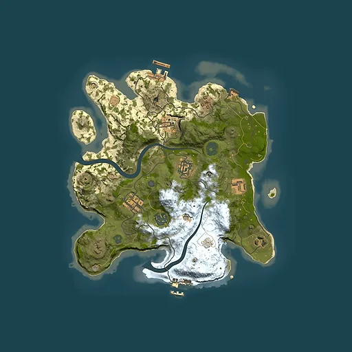 Rust map seed 1936111837, 3000x3000m top-down preview