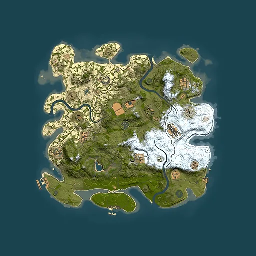 Rust map seed 110042059, 4000x4000m top-down preview