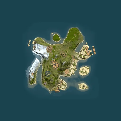 Rust map seed 1477192584, 2000x2000m top-down preview