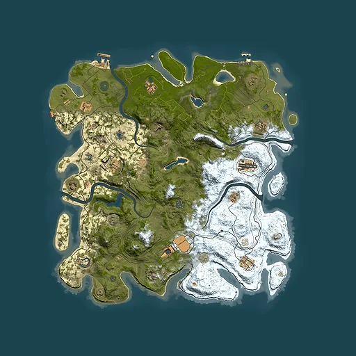 Rust map seed 1079723109, 4500x4500m top-down preview