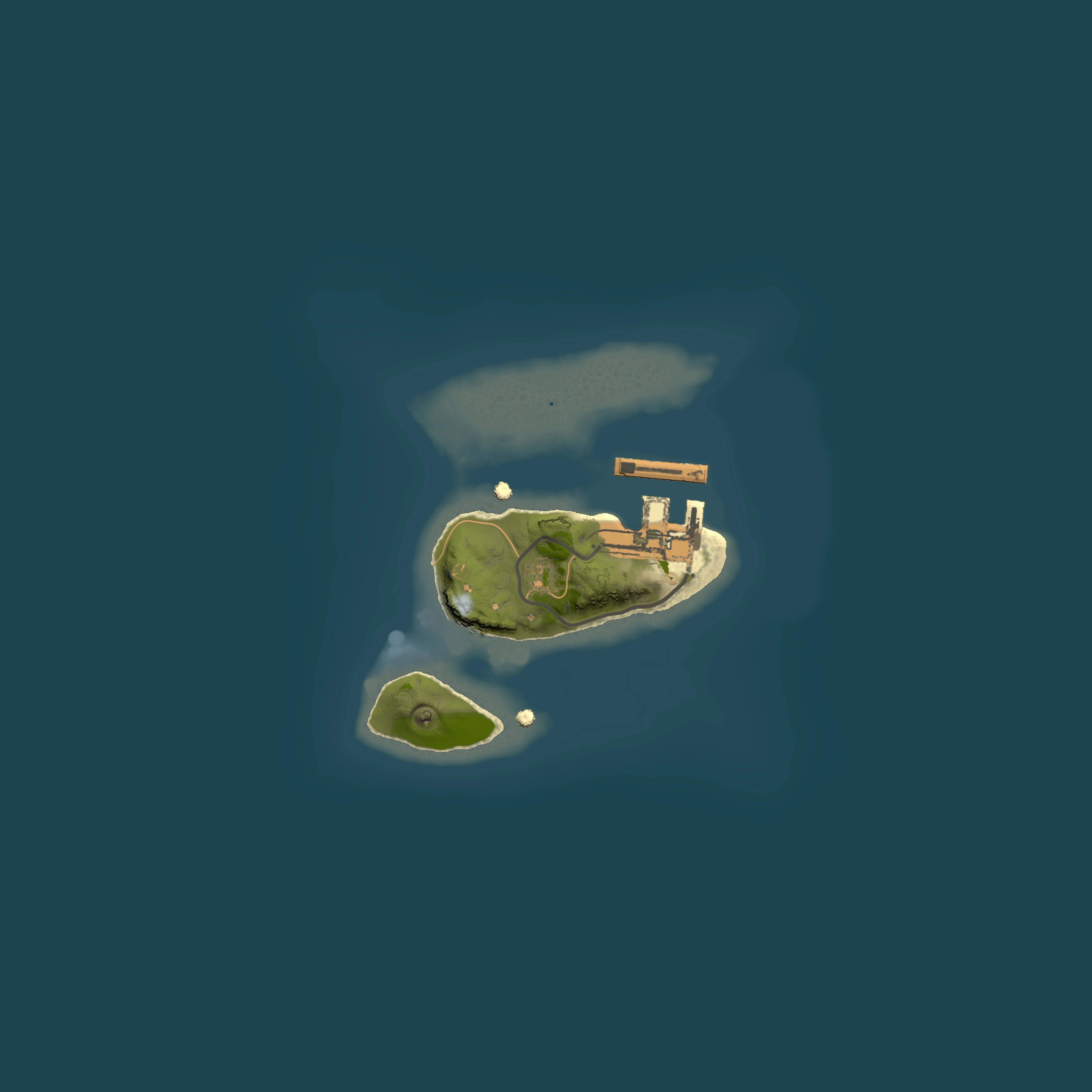 Full top-down render of Rust map seed 510349133, 1500x1500m