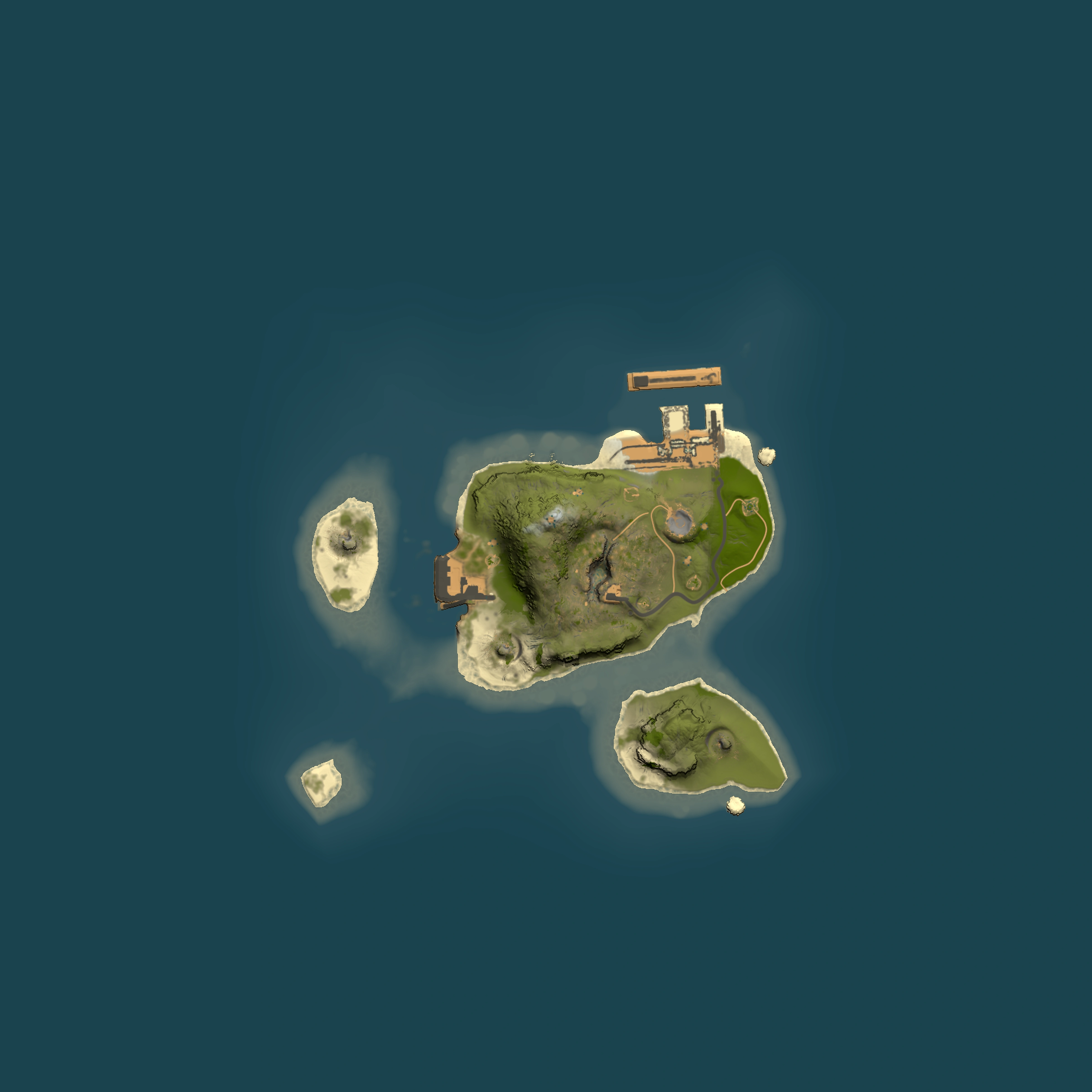 Full top-down render of Rust map seed 863250938, 1500x1500m