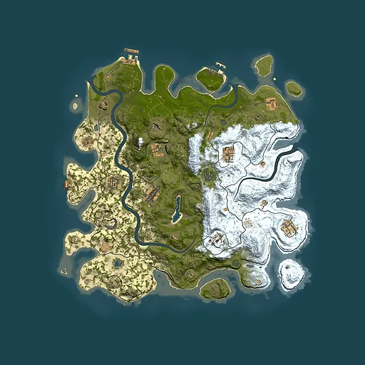 Rust map seed 173357512, 4000x4000m top-down preview