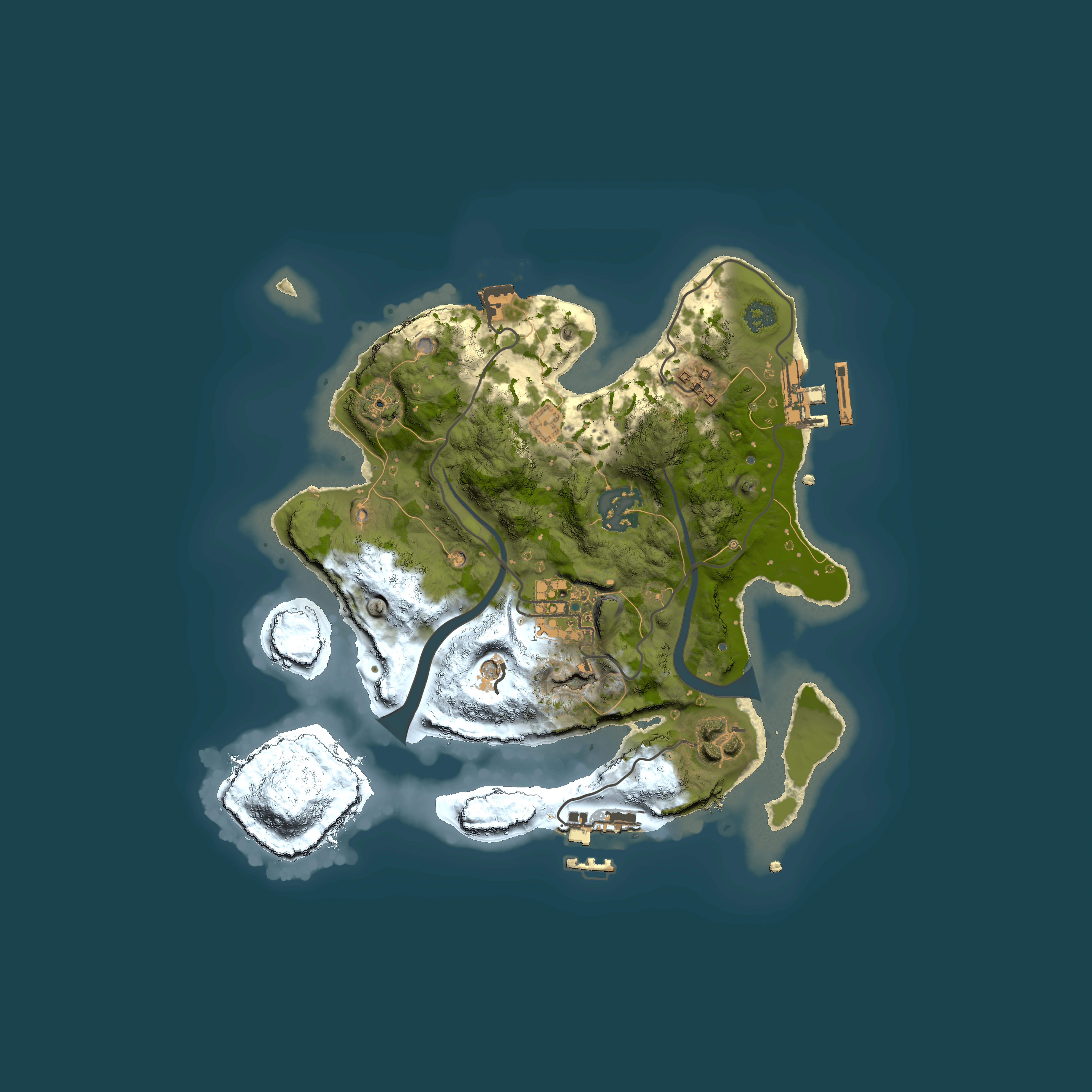 Full top-down render of Rust map seed 2003171902, 2500x2500m