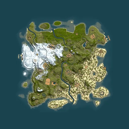 Rust map seed 1524327717, 4000x4000m top-down preview