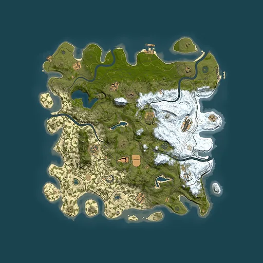 Rust map seed 860753394, 4500x4500m top-down preview