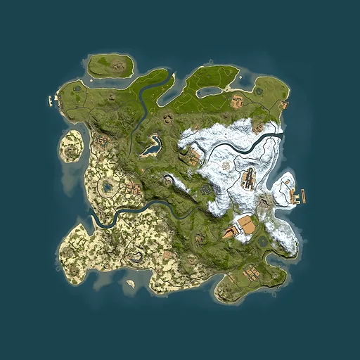 Rust map seed 805199339, 4000x4000m top-down preview