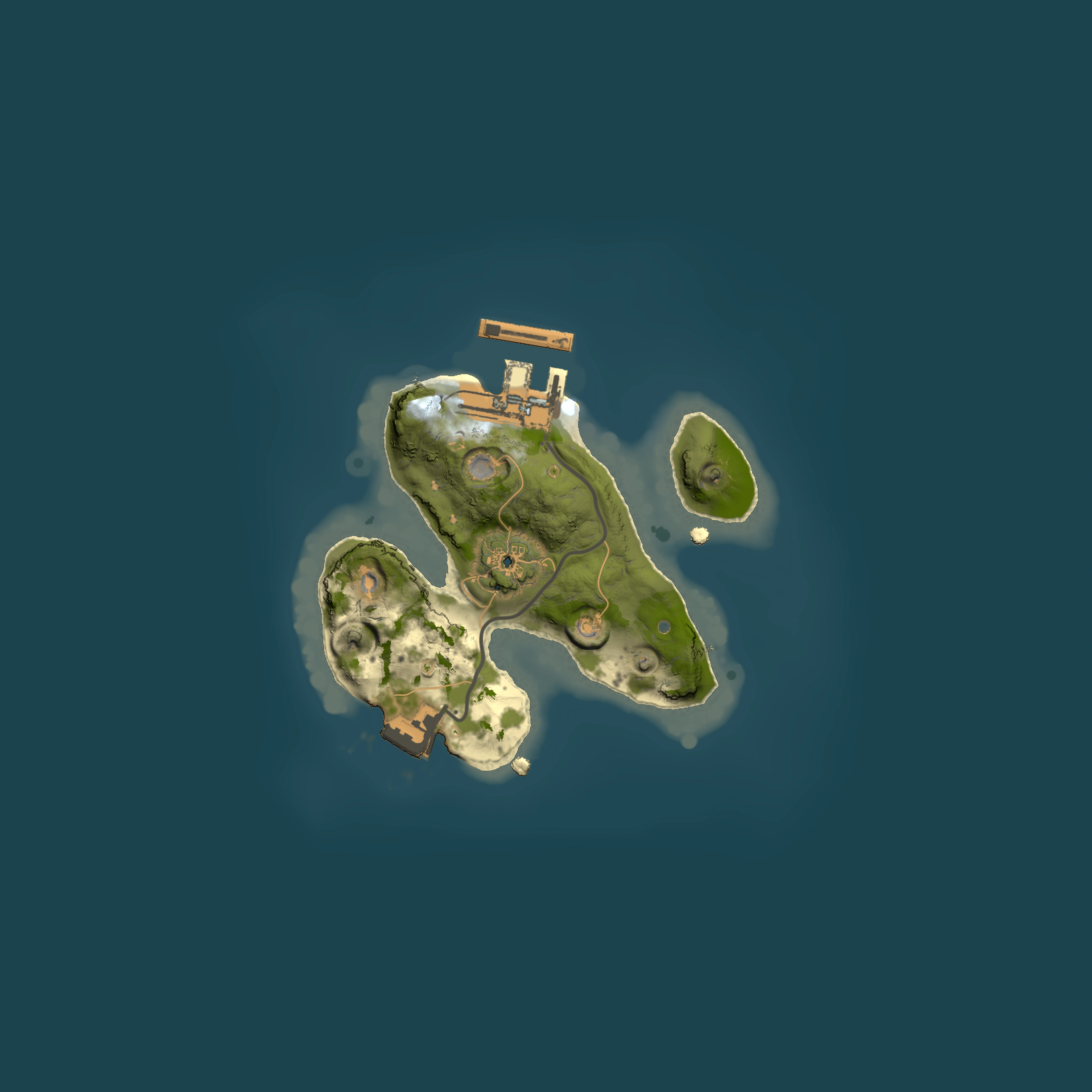 Full top-down render of Rust map seed 450446855, 1500x1500m