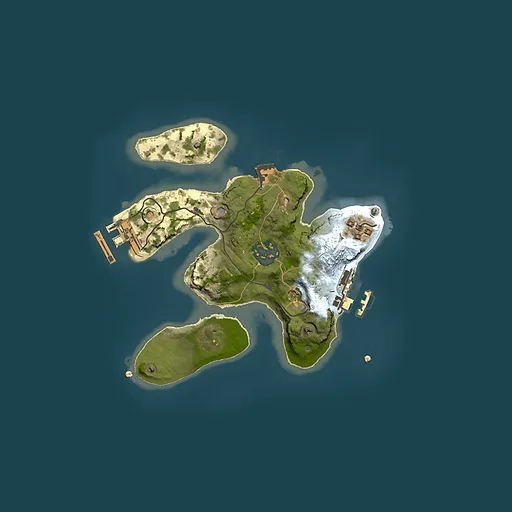 Rust map seed 39745396, 2000x2000m top-down preview