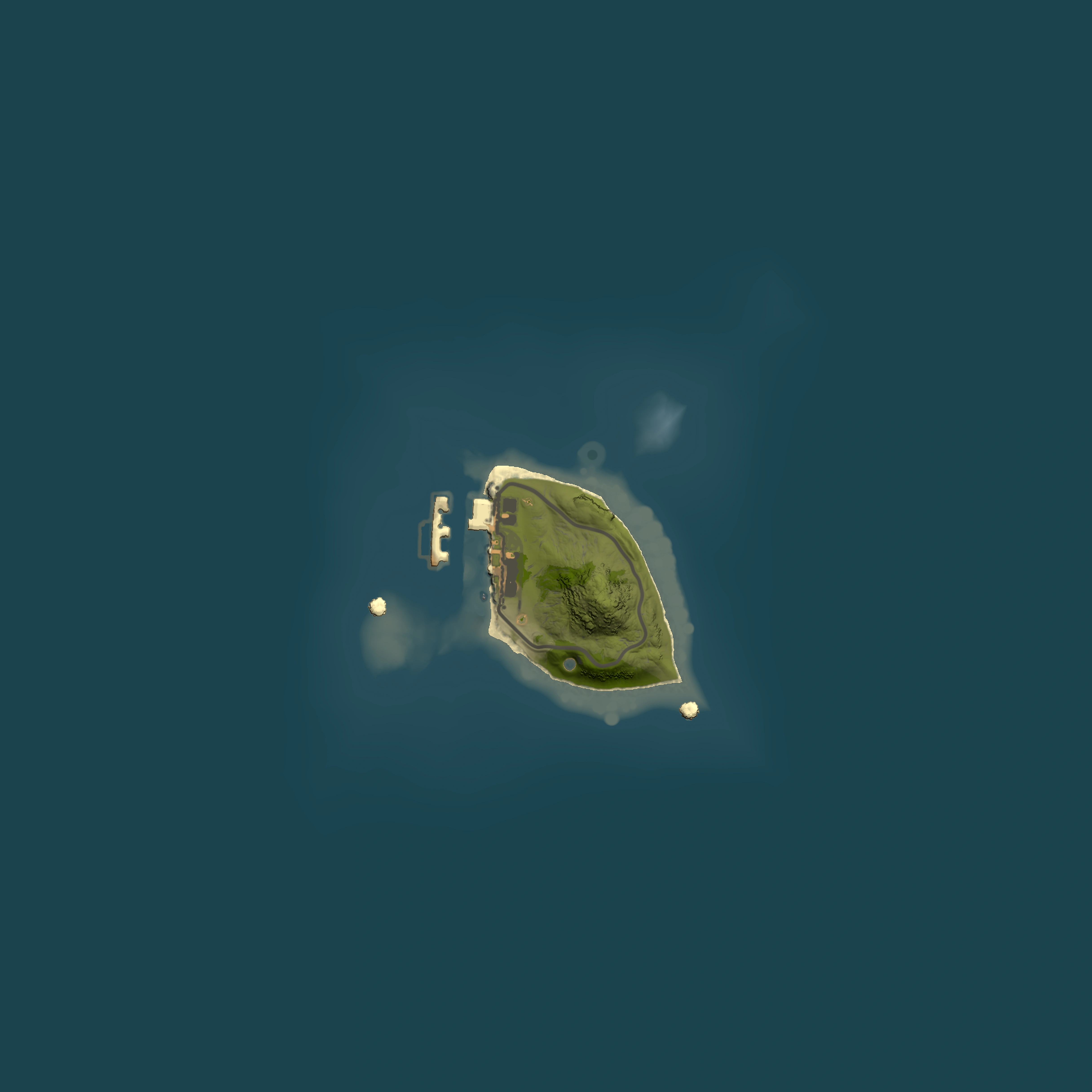 Full top-down render of Rust map seed 1521920922, 1500x1500m