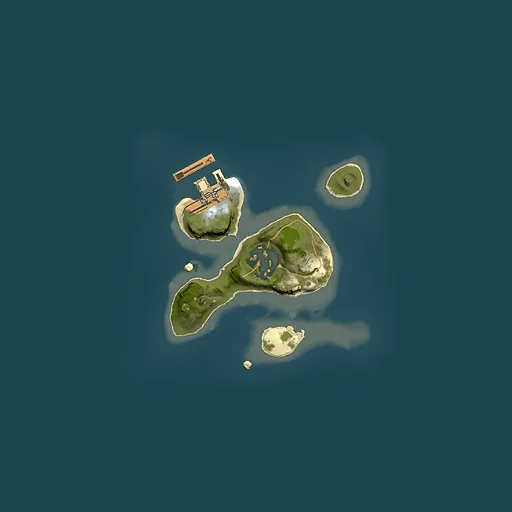 Rust map seed 195086785, 1500x1500m top-down preview