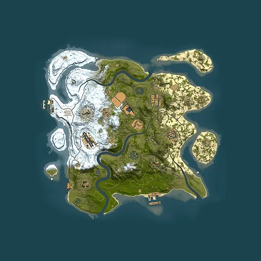 Rust map seed 1668308484, 3500x3500m top-down preview