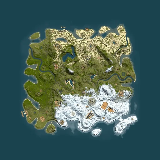 Rust map seed 569863554, 4500x4500m top-down preview