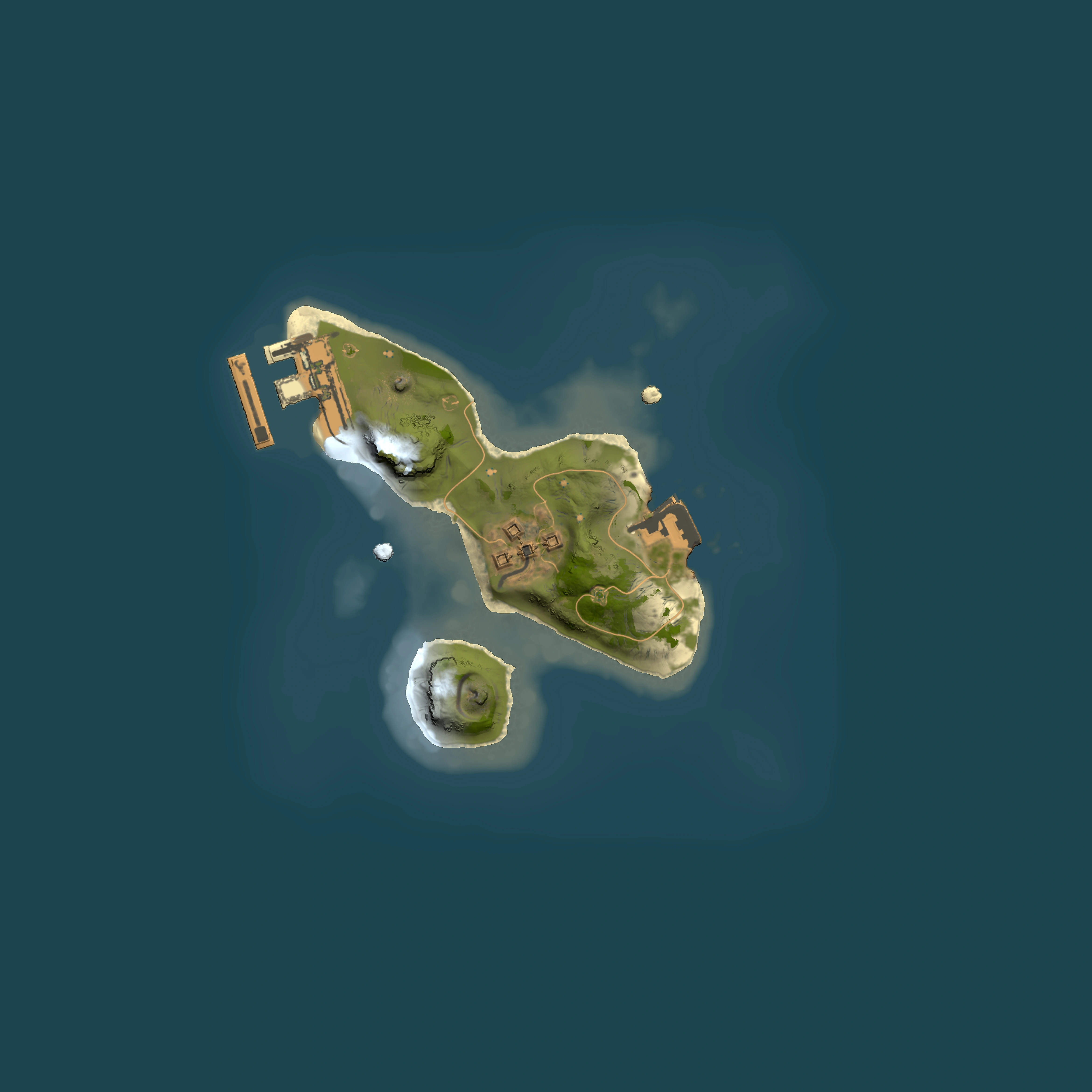 Full top-down render of Rust map seed 1894655151, 1500x1500m