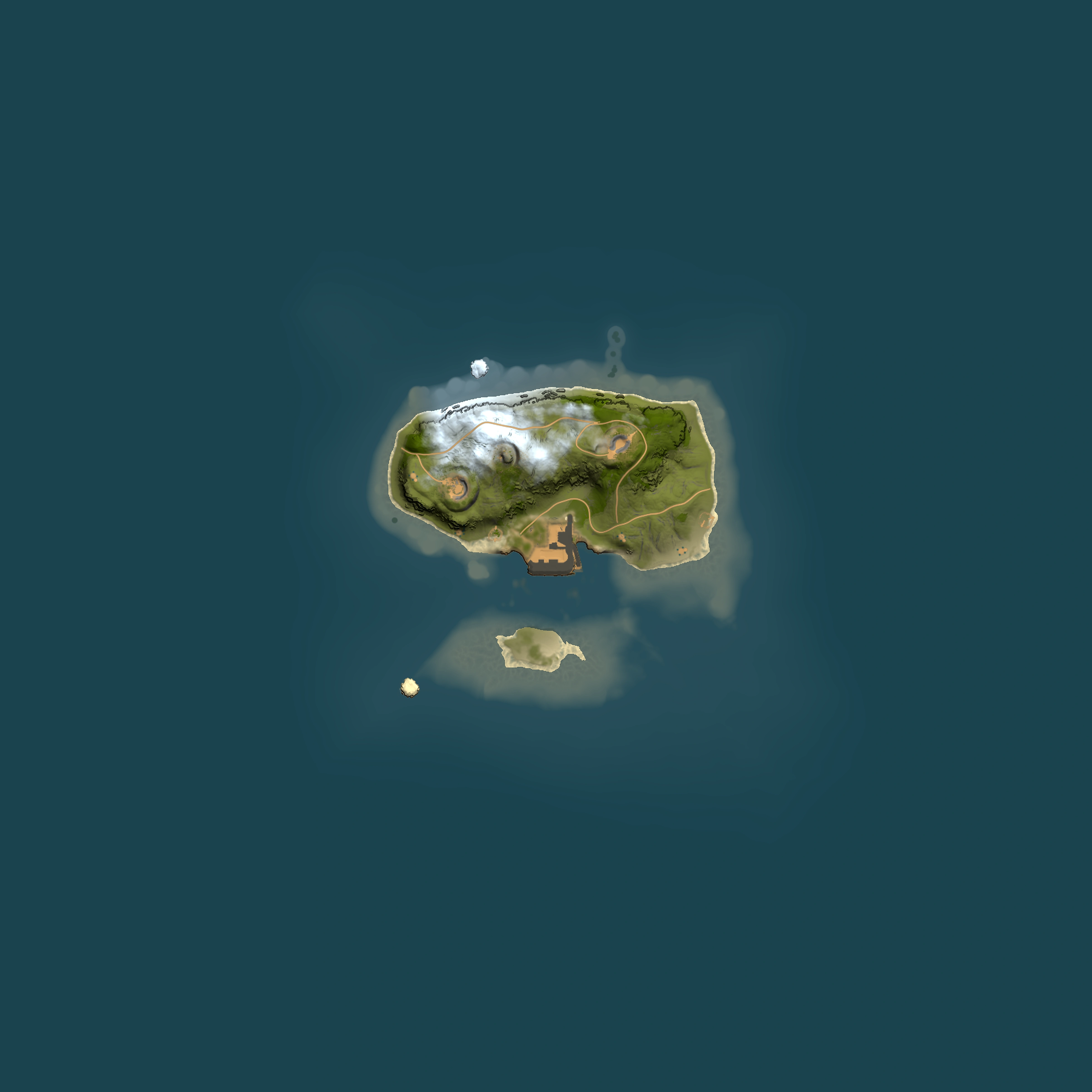 Full top-down render of Rust map seed 2062819610, 1500x1500m