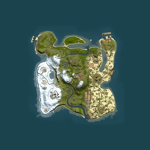 Rust map seed 1784685894, 2500x2500m top-down preview