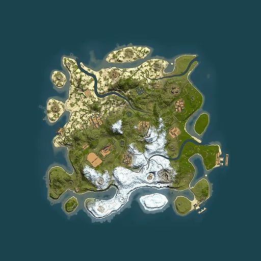 Rust map seed 902541369, 3500x3500m top-down preview